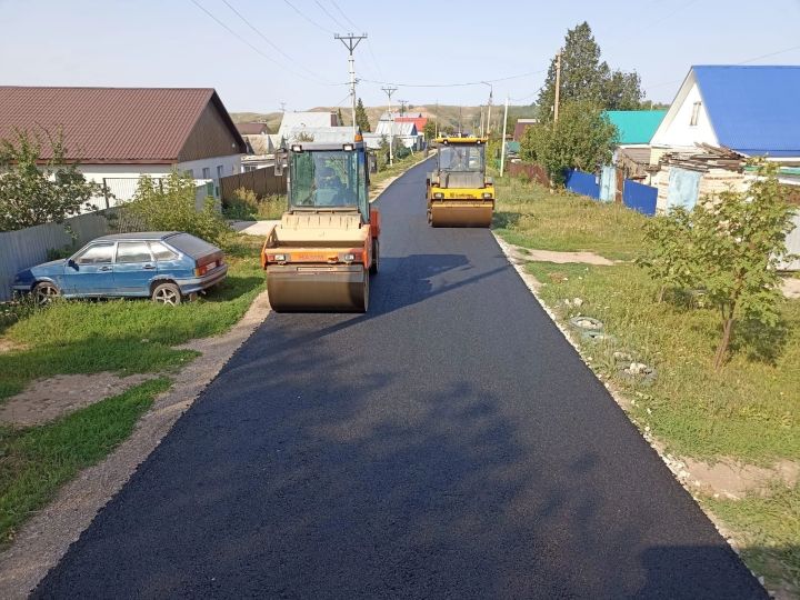 В Лениногорском районе завершается ремонт дорог