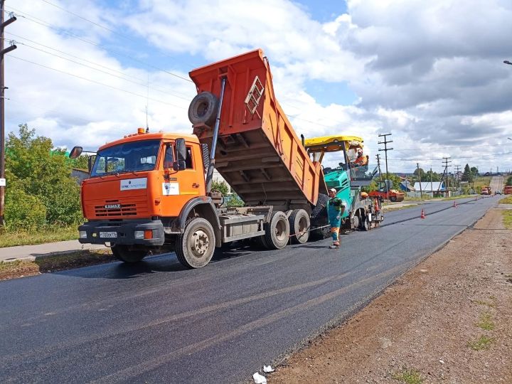 В Лениногорском районе завершается ремонт дорог