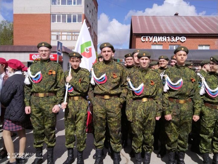 В Лениногорске у монумента «Вечный огонь» состоялся митинг в честь 79-ой годовщины Великой Победы